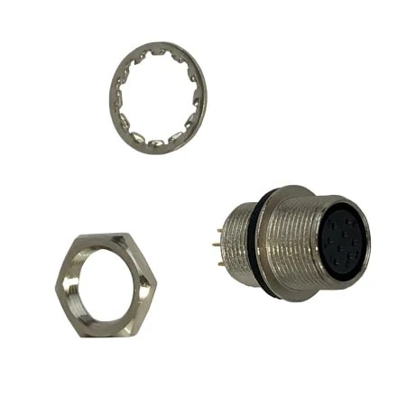 8-Pin Threaded Microphone Connector for BK KNG-M - Image 2