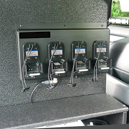 4-Bank Compact Vehicle Charger, Rapid Rate, for KNG Radios - Image 2