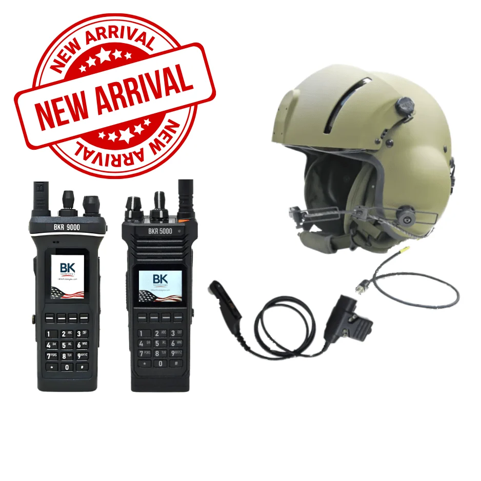 Aviation Flight Helmet Adapter (BKR0245-HAC) with NexusU174 for BKR5000 / BKR9000 Radios