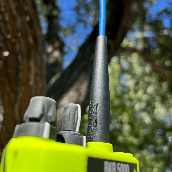 BigBoost V2 – 20" Blue Whip VHF Antenna for BK Technologies BKR & Motorola APX - Image 5