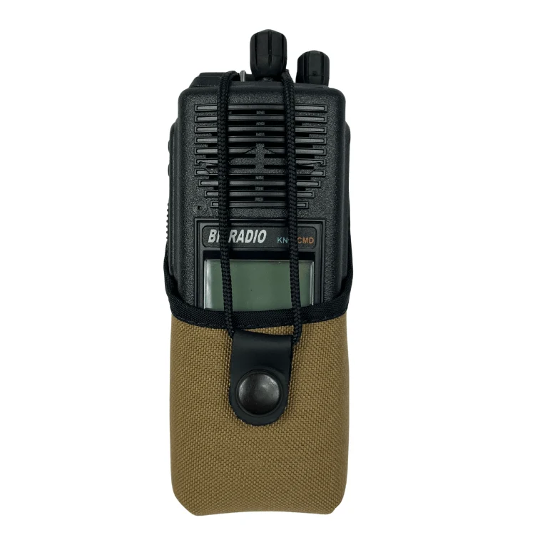 KAA0450T Tan Nylon Holster with Clip for BK KNG Radios - Image 3