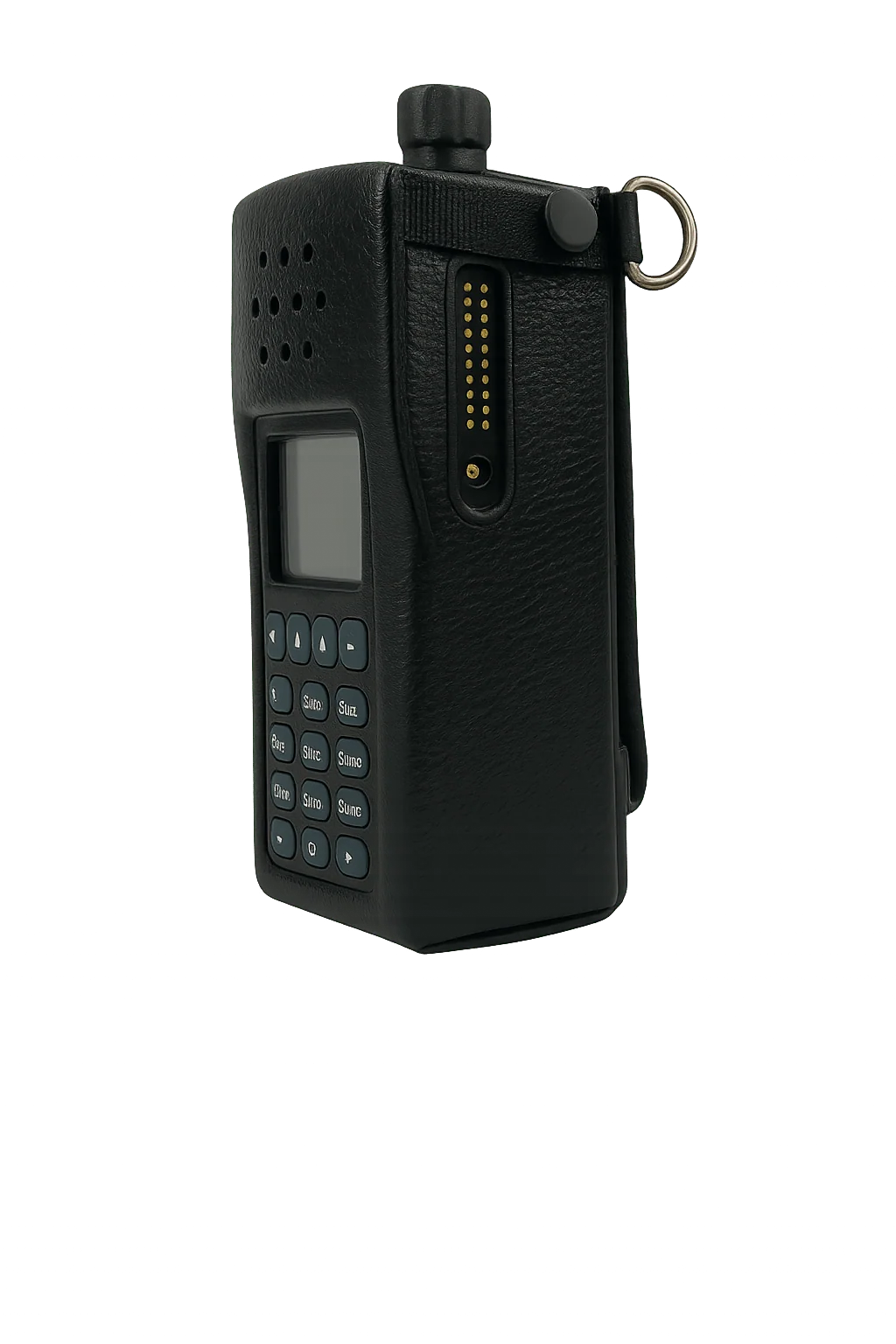 Leather Holster for KNG2 Radios – Belt Loop, Open Front | KAA0415CF2 - Image 2