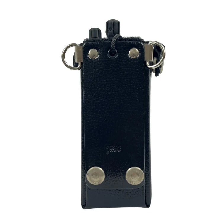 Leather Holster for KNG2 Radios – Belt Loop, Open Front | KAA0415CF2 - Image 4