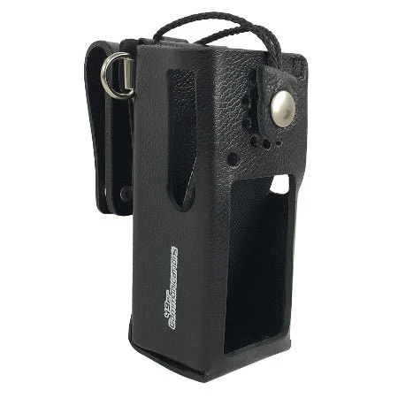 Open Front Leather Holster with Swivel Belt Loop for KNG