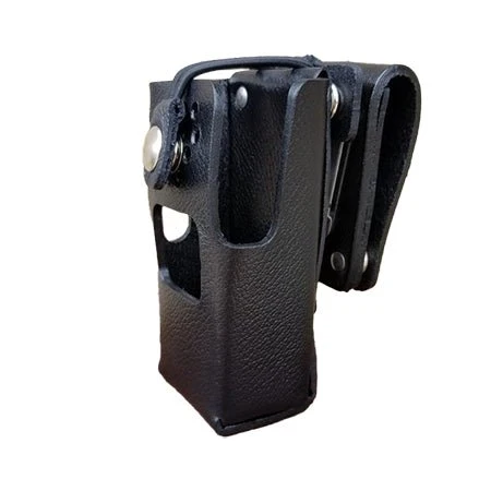 Leather Holster, Open Display for iCOM F1000/2000S & F1100/2100S Radios