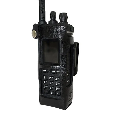 Leather Open Keypad Holster with D-Swivel for BKR9000 Radios BKR0420 - Image 3
