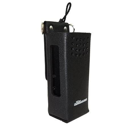 Leather Open Speaker Holster with D-Swivel and D-Rings BKR9000 Radios - Image 5