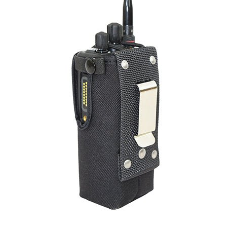 Nylon Holster with metal belt clip, Equivalent to KAA0451B for KNG Series Radios - Image 2