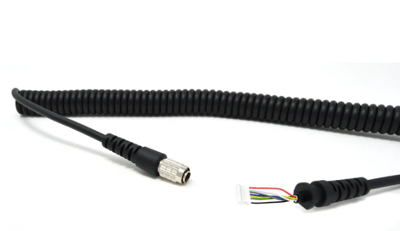 Replacement Straight Connector Mic Cable for BK Technologies KAA0290S & KAA0276S – Coil Cable 6006-60276-000